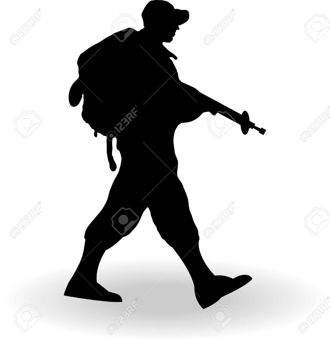 1253x1300 Military Silhouette Clip Art