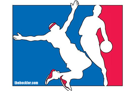 450x305 Nba Replaces Logo With Silhouette Of Lebron Flopping The Heckler