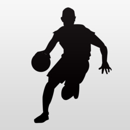 260x260 Free Download Basketball Sport Silhouette Clip Art
