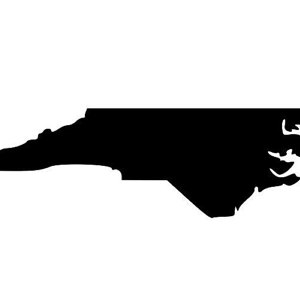 300x300 Nc Silhouette Svg Etsy