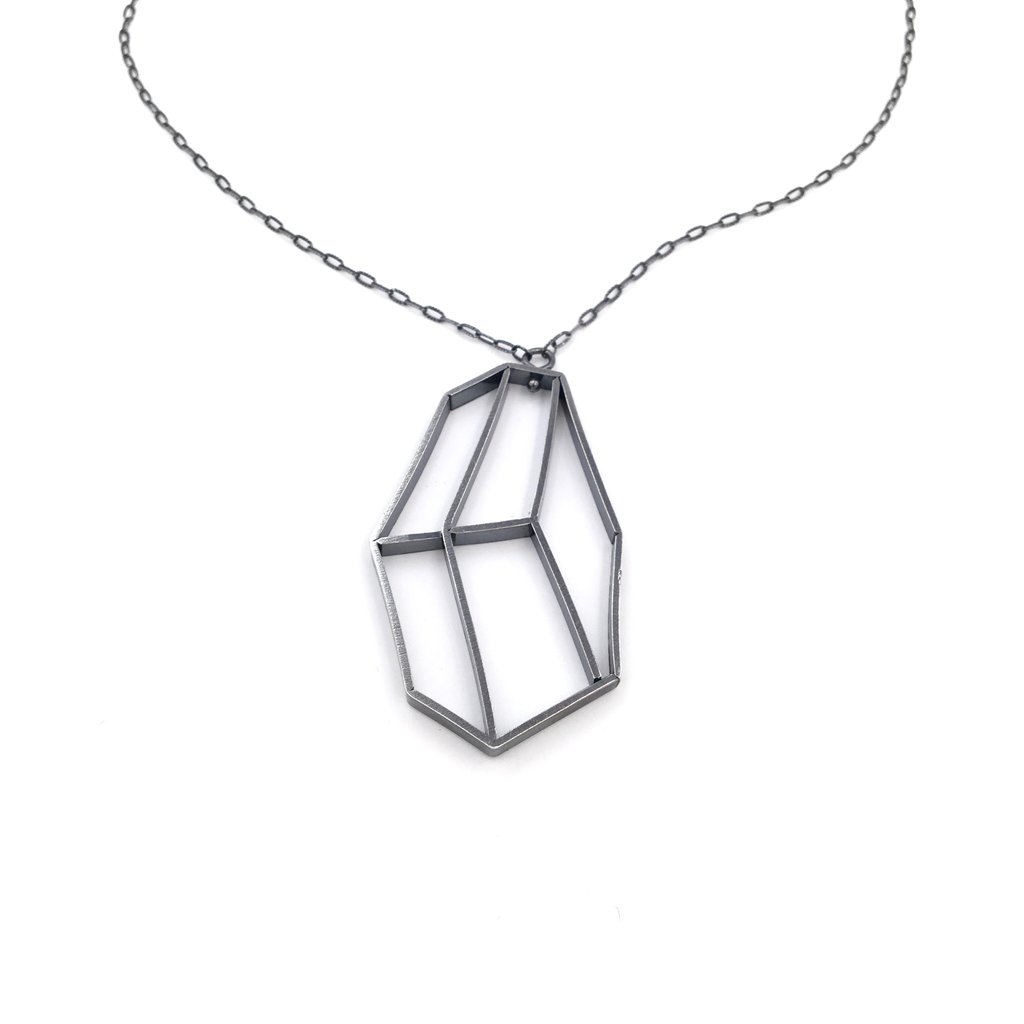 1024x1024 Geometric Silhouette Pendant Mora Designer Jewelry
