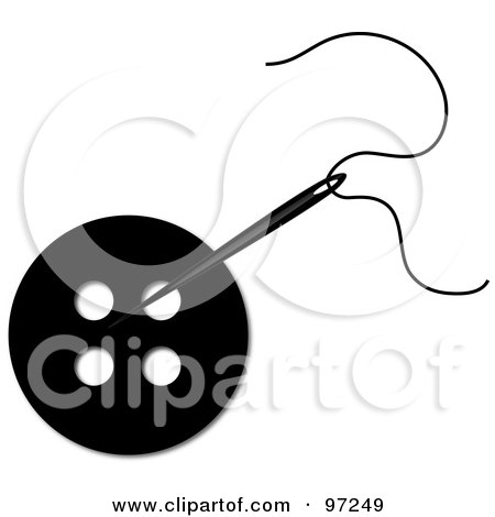 450x470 Royalty Free (Rf) Needle And Thread Clipart, Illustrations, Vector