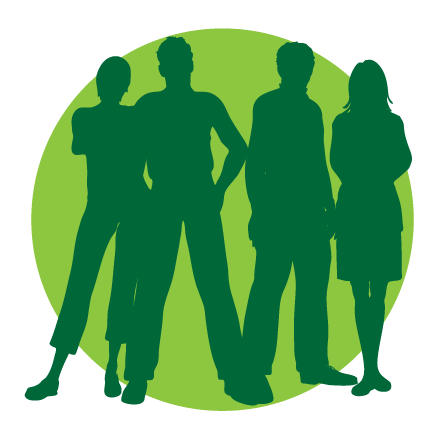 443x443 Teen Silhouette Icon