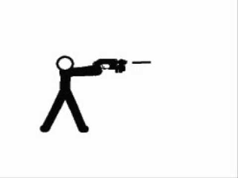 480x360 Pivot Animation Nerf Gun Shot (Test With Sound Effect)