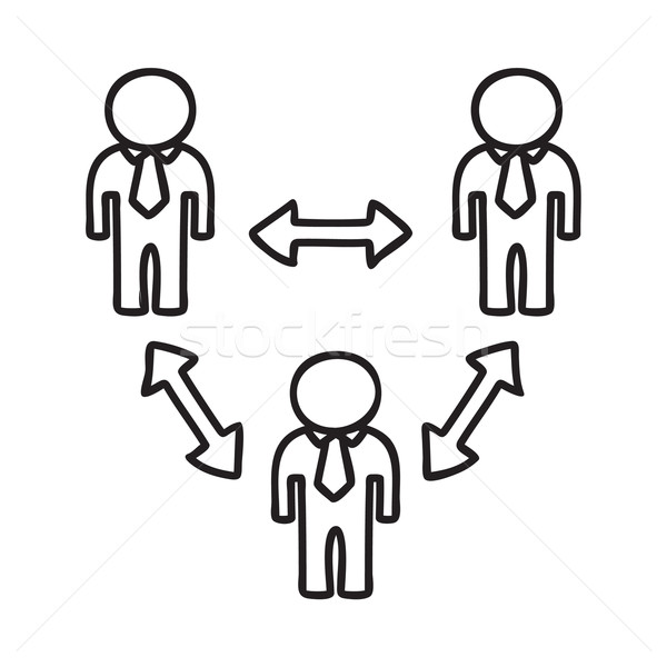 600x600 Doodle People Icon Vector Illustration Pakete ( 7175184