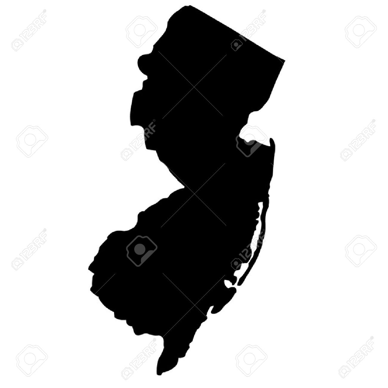 1300x1300 New Jersey State Of New Clipart Panda