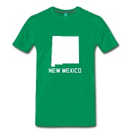 190x190 New Mexico State Silhouette T Shirt Spreadshirt