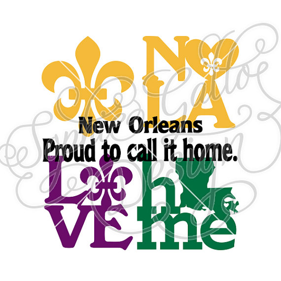 570x570 New Orleans Louisiana Love Svg Dxf Png Digital Download Files