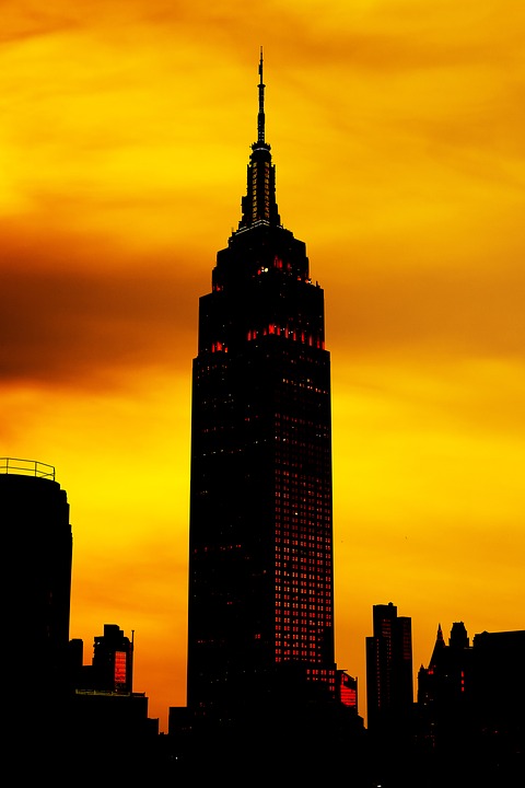 480x720 Free Photo Silhouette City Skyline New York Sunset