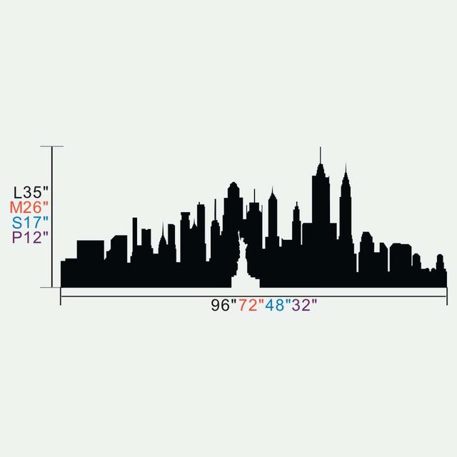 640x640 New York Skyline Art Drawing As Gift By Building City Manhattan
