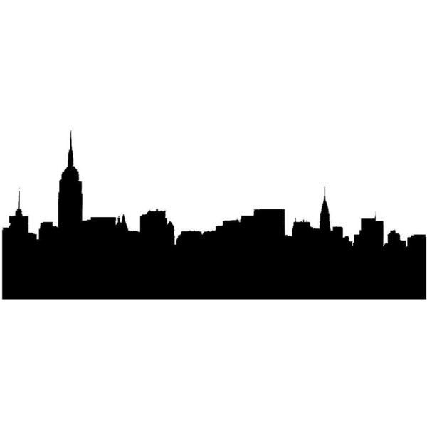 New York Building Silhouette at GetDrawings | Free download