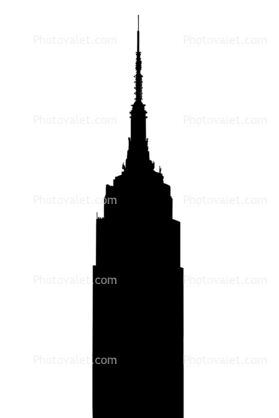 279x418 Empire State Building Silhouette, New York City, Logo, Shape