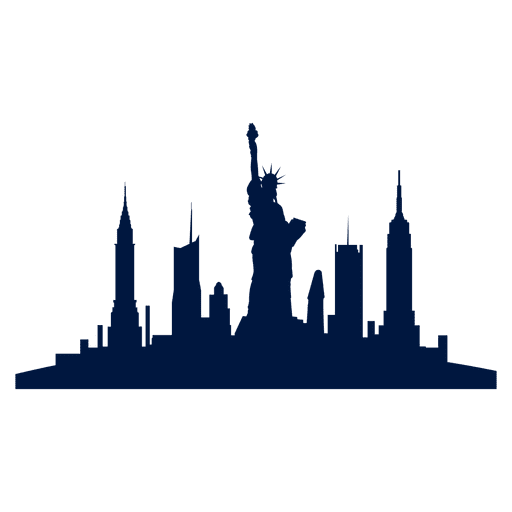 New York City Silhouette Vector at GetDrawings | Free download