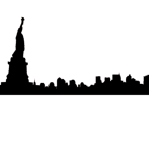 480x480 New York Skyline Png
