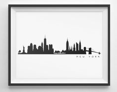 236x186 New York Skyline Silhouette Outline This Artwork Nyc Tattoo Idea