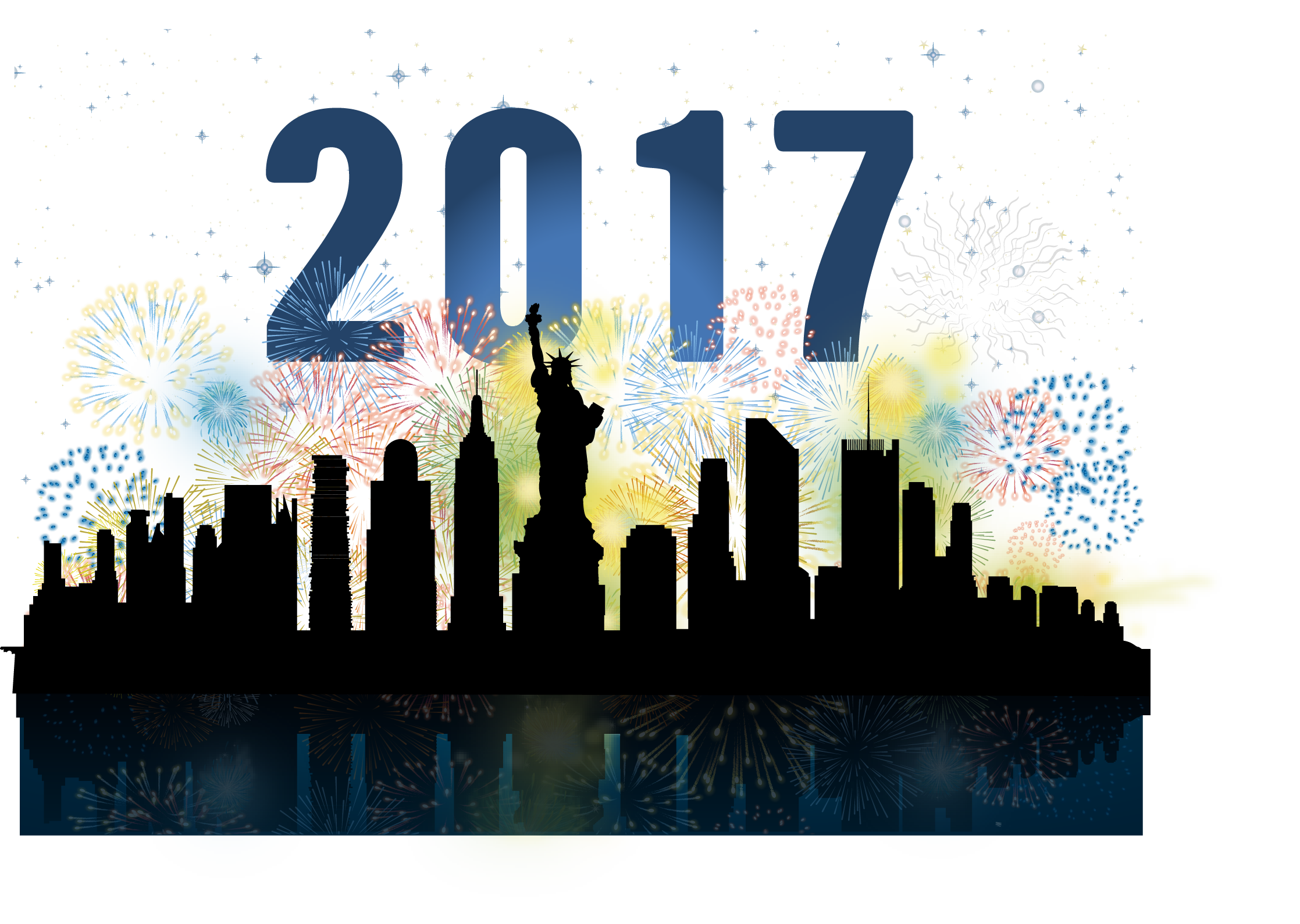 2235x1589 New York City Skyline Silhouette Watercolor Painting