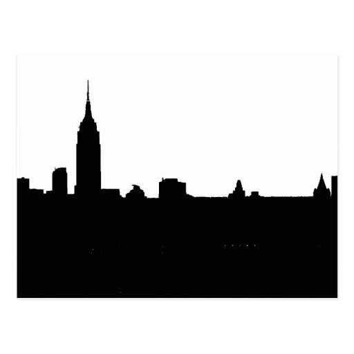 512x512 New York Skyline Silhouette Vector Image Le Imaxes