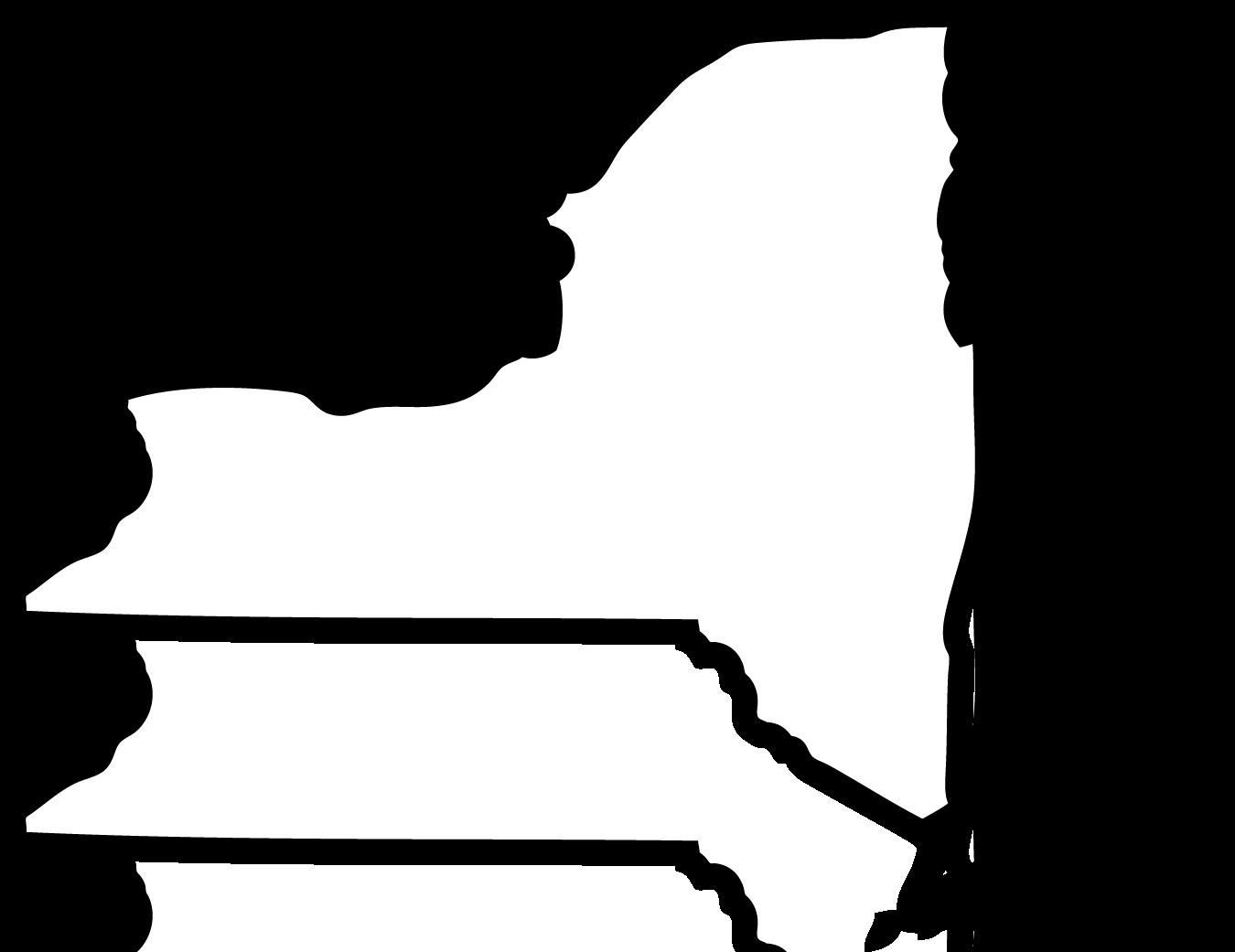 1350x1041 Printable Blank Map Of New York State Printable Diagram