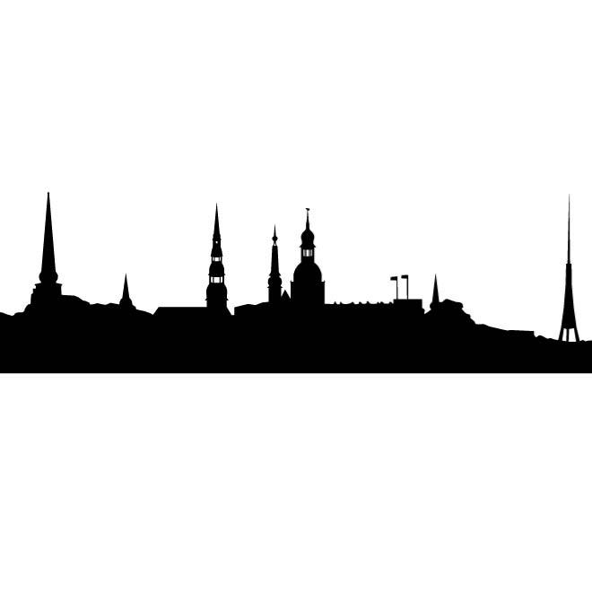 660x660 Riga City Skyline