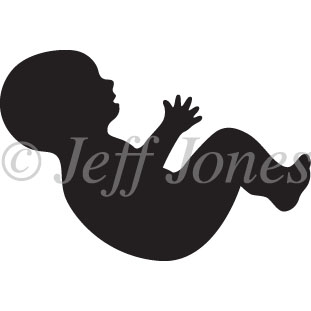 311x311 Infants Babies Silhouette Vector Art Icon Image