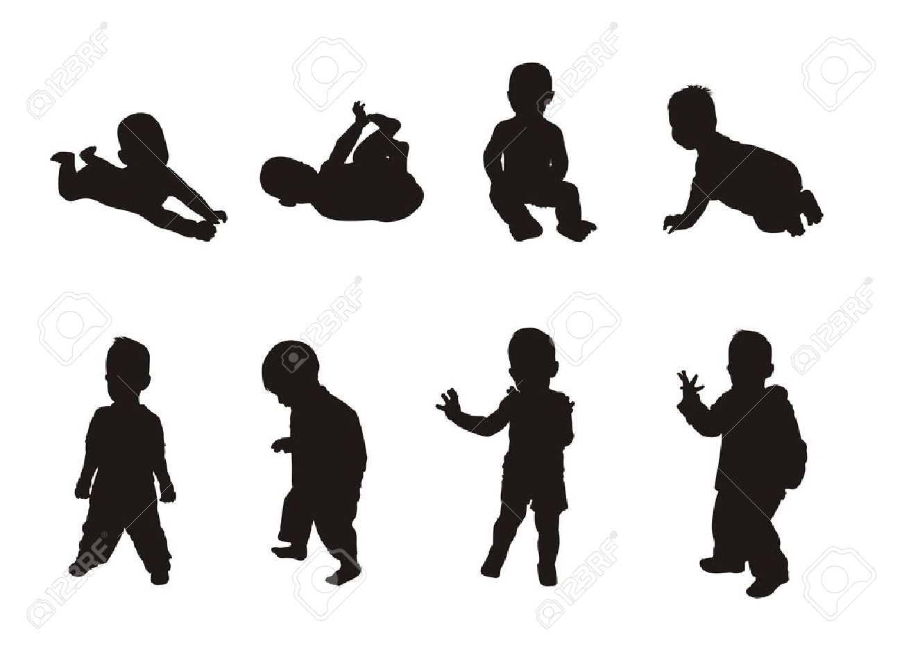 1300x931 Newborn Silhouette Clipart