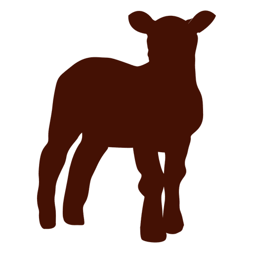 512x512 Newborn Sheep Farm Silhouette
