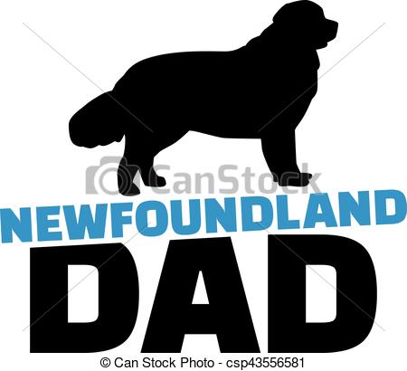 Newfoundland Dog Silhouette at GetDrawings | Free download