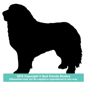 Newfoundland Dog Silhouette at GetDrawings | Free download