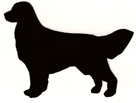 472x358 Golden Retriever Clipart Silhouette