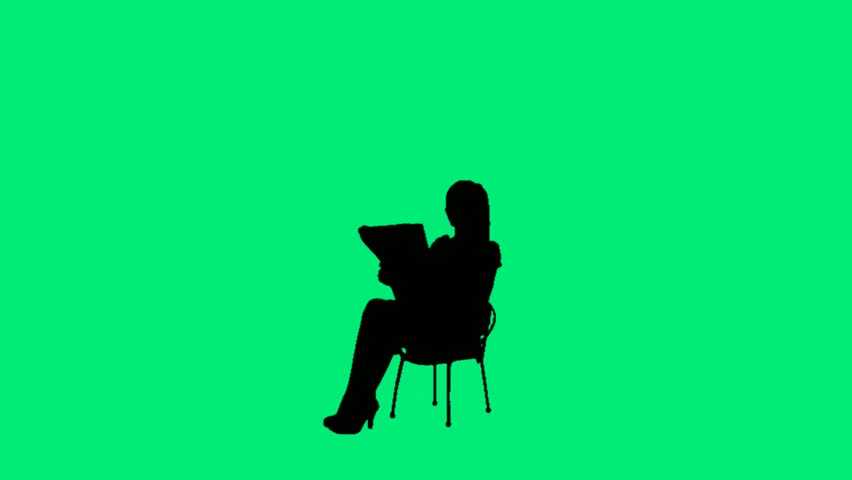 852x480 Silhouette Female Doctor Uses Smartphone To Text To A Patient