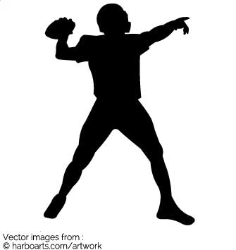 335x355 Download Football Player Throwing Ball
