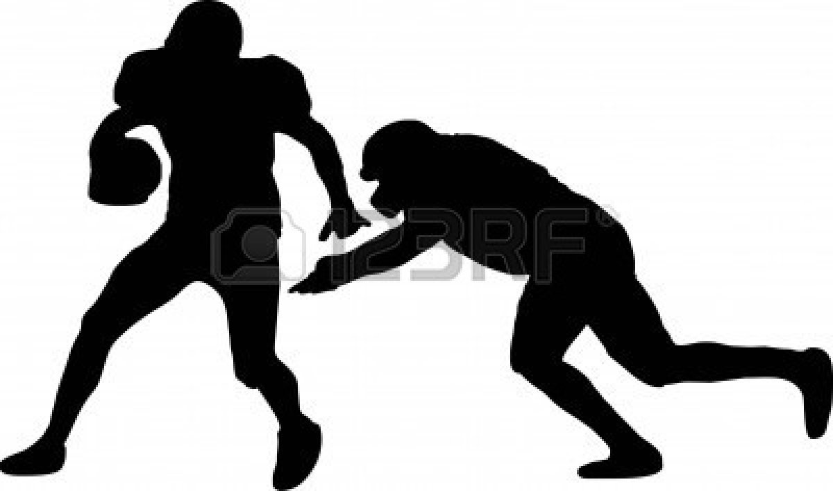 1200x708 Football Player Running Silhouette Clipart Panda