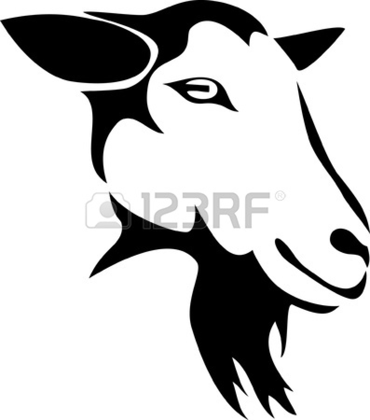 1191x1350 Boer Goat Outline Clipart Panda