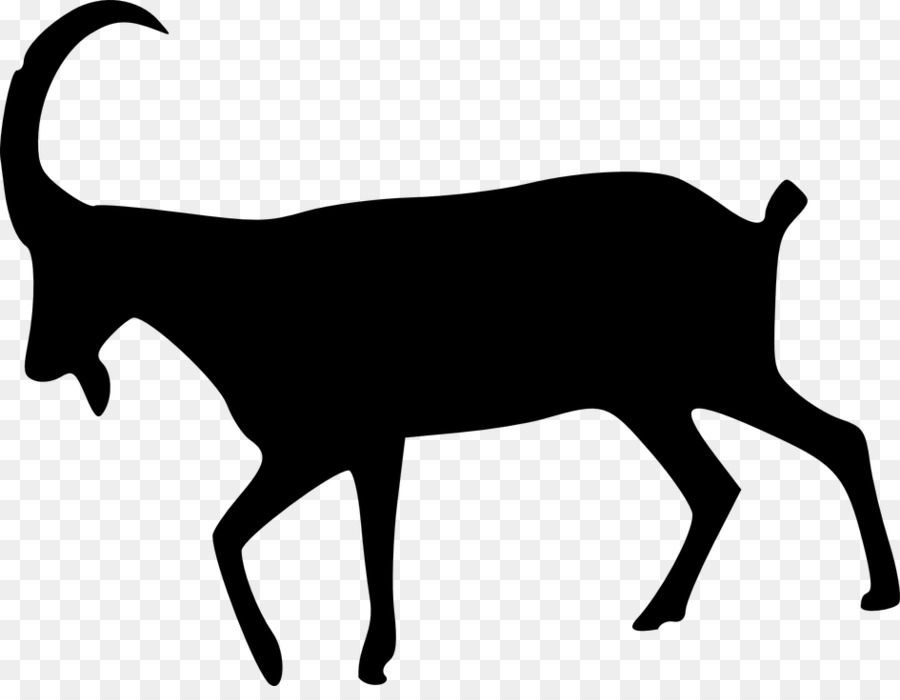 900x700 Boer Goat Sheep Silhouette Clip Art