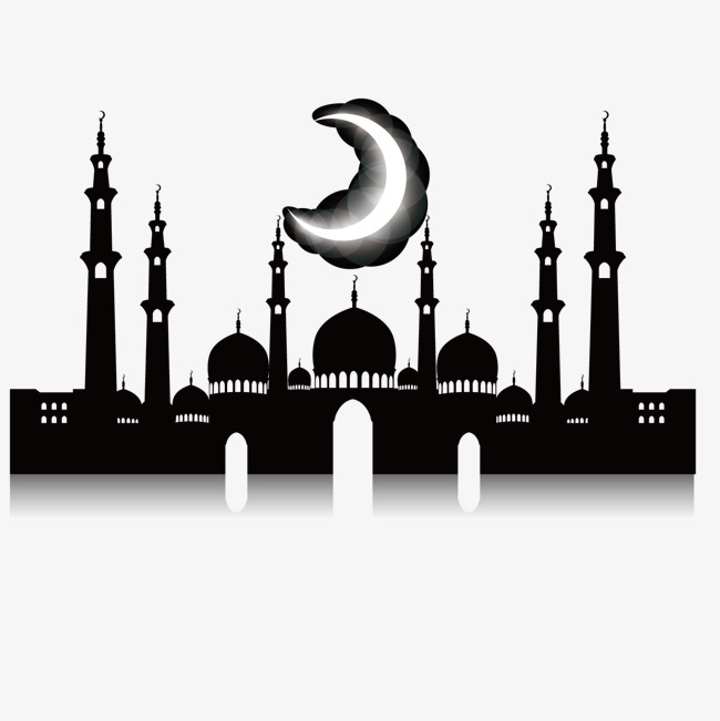650x651 Night Mosque, Islamic Architecture Silhouette, Mosque, Night
