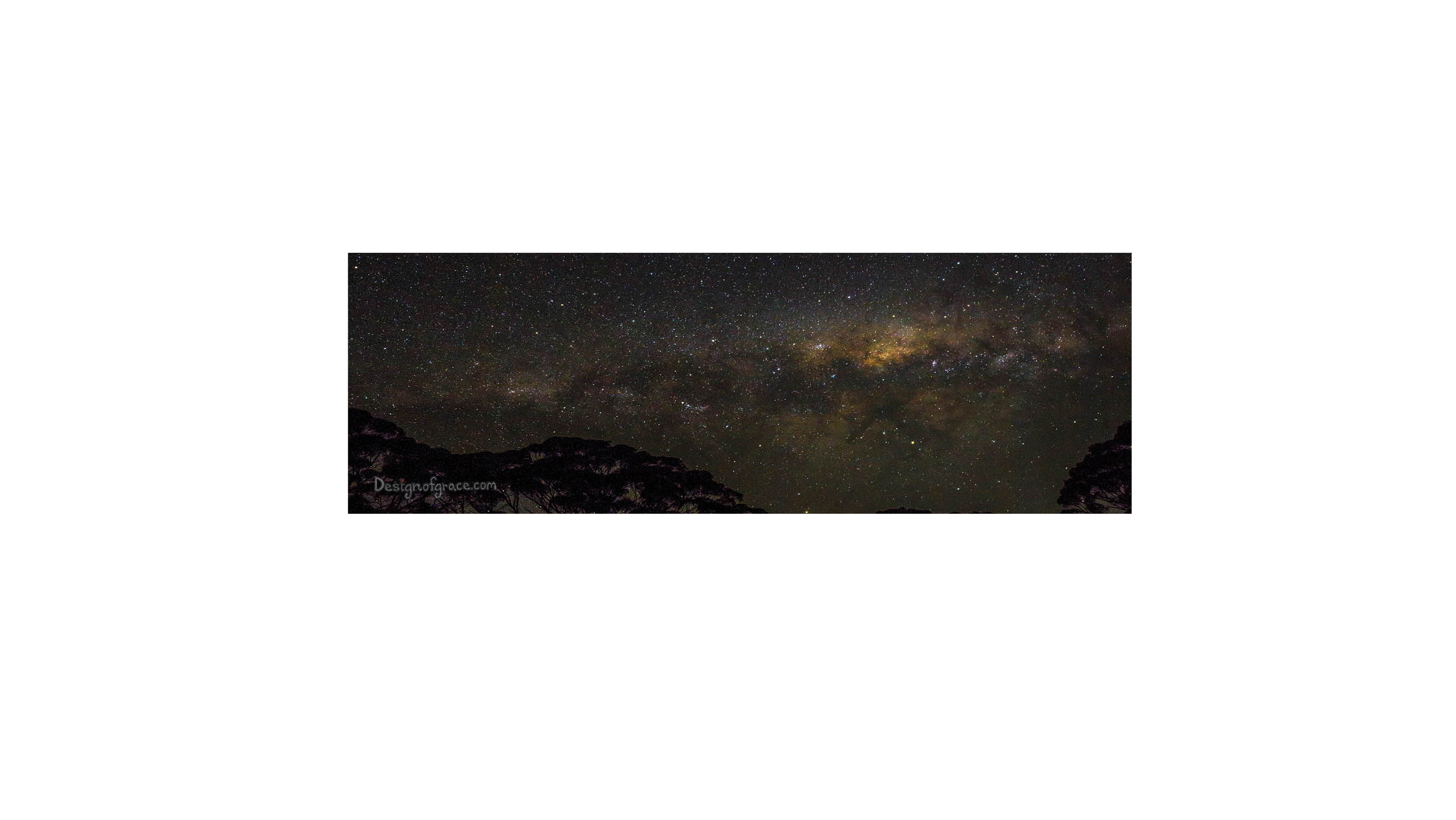 2832x1596 The Milky Way Nature Inspirational Mounted Photo 12 X 4