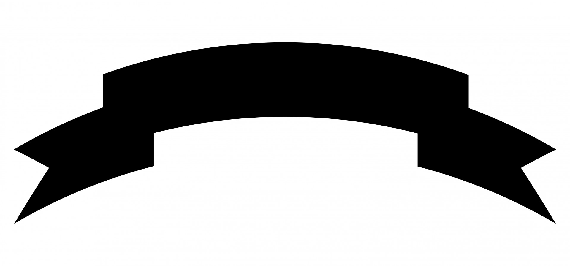 1920x896 Banner Black Silhouette Free Stock Photo