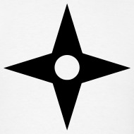 190x190 Shuriken Silhouette By Azza1070 Spreadshirt