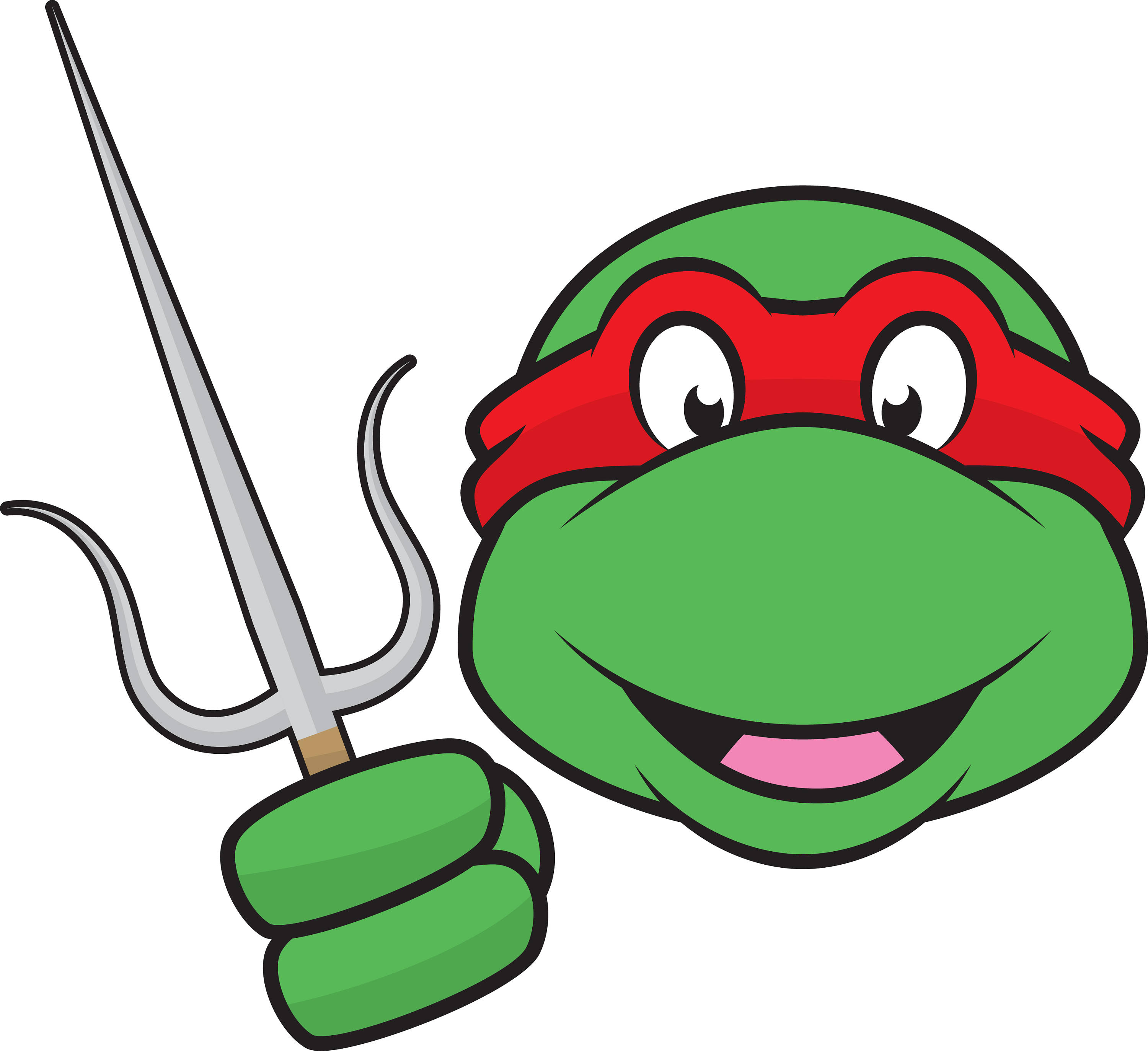 Download Ninja Turtle Face Silhouette at GetDrawings.com | Free for ...