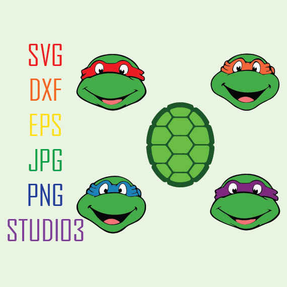 Ninja Turtle Svg Cut File Free