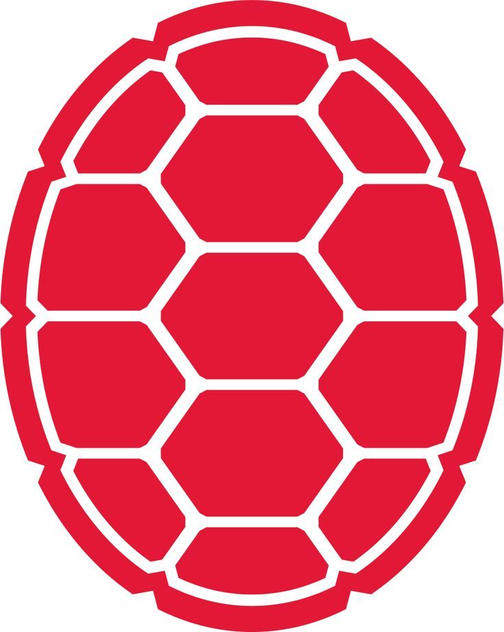 736x923 Turtle Shell Stencil