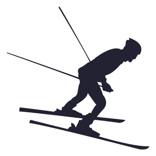 512x512 Skiing Sport Silhouette 2
