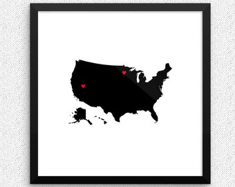 340x270 State Heart Map Etsy