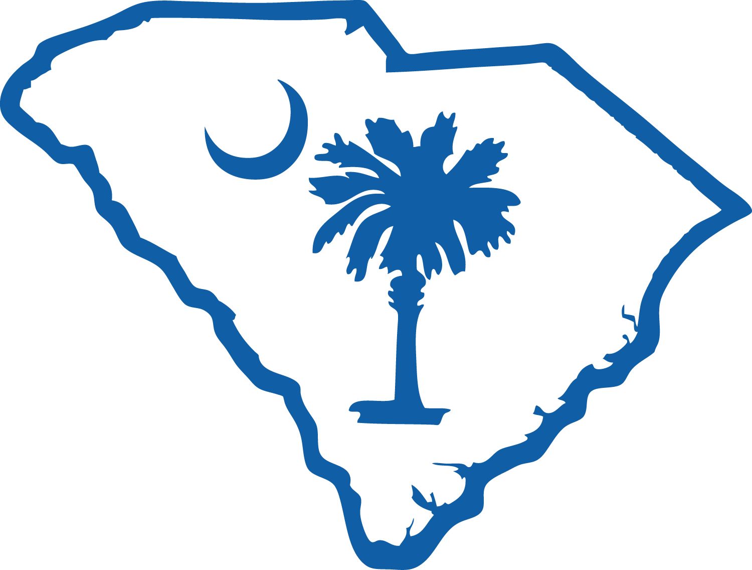 1500x1136 Palmetto And Moon Logo. South Carolina Good Crisp Outline