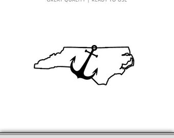 340x270 Nc Outline Svg Etsy