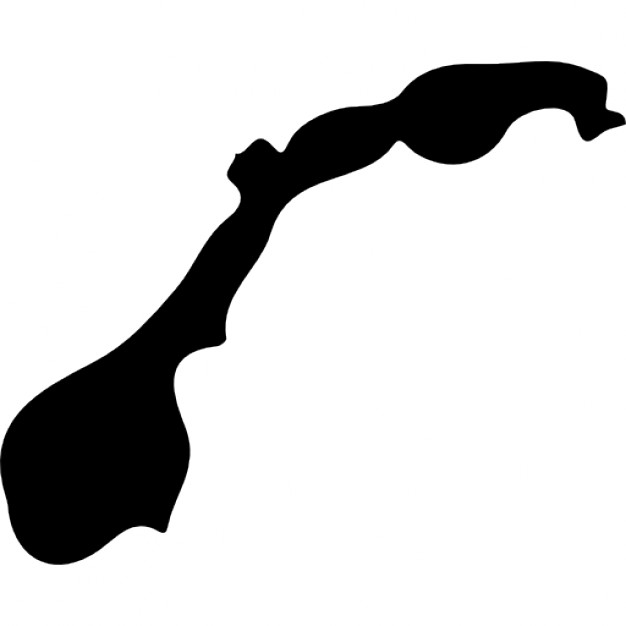 626x626 Norway Country Map Silhouette Icons Free Download