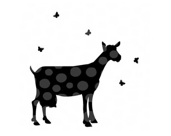 340x270 Goat Silhouette Svg Etsy