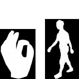 158x158 Fig. 8 Morphing From A 1 Genus Gait Silhouette (Leftmost) To A 0