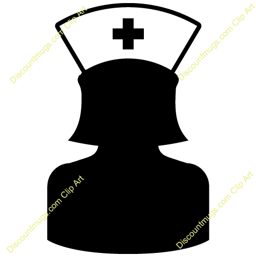 500x500 Nurse Clipart Silhouette