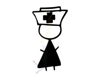 340x270 Nurse Silhouette Etsy